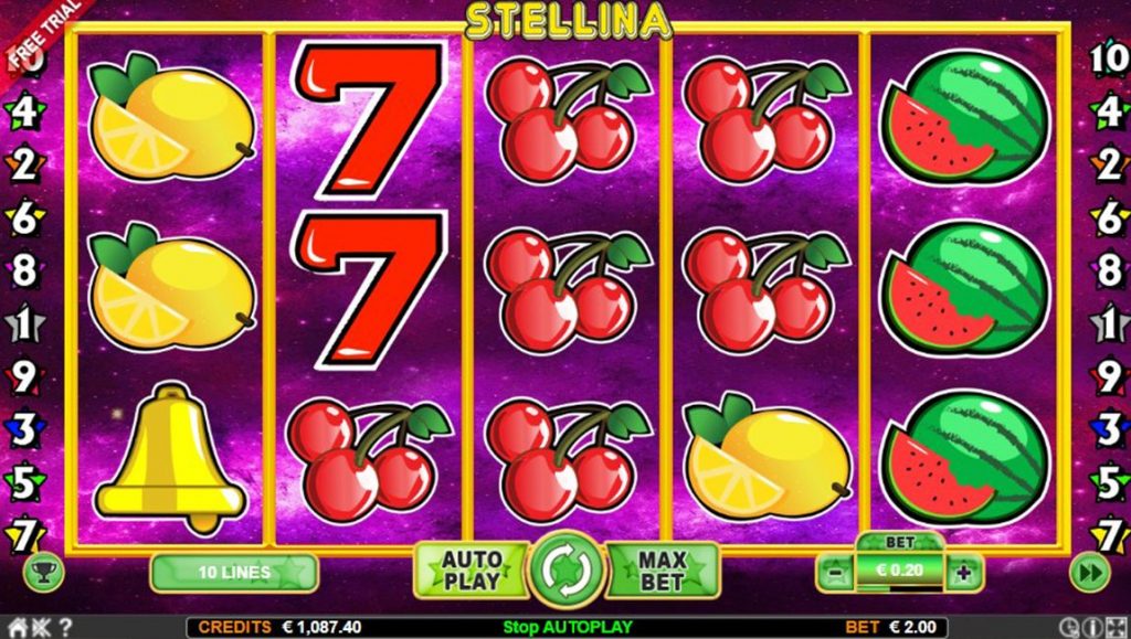 Stellina slot machine simboli