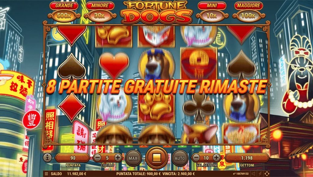 Fortune Dogs Slot Machine free spins