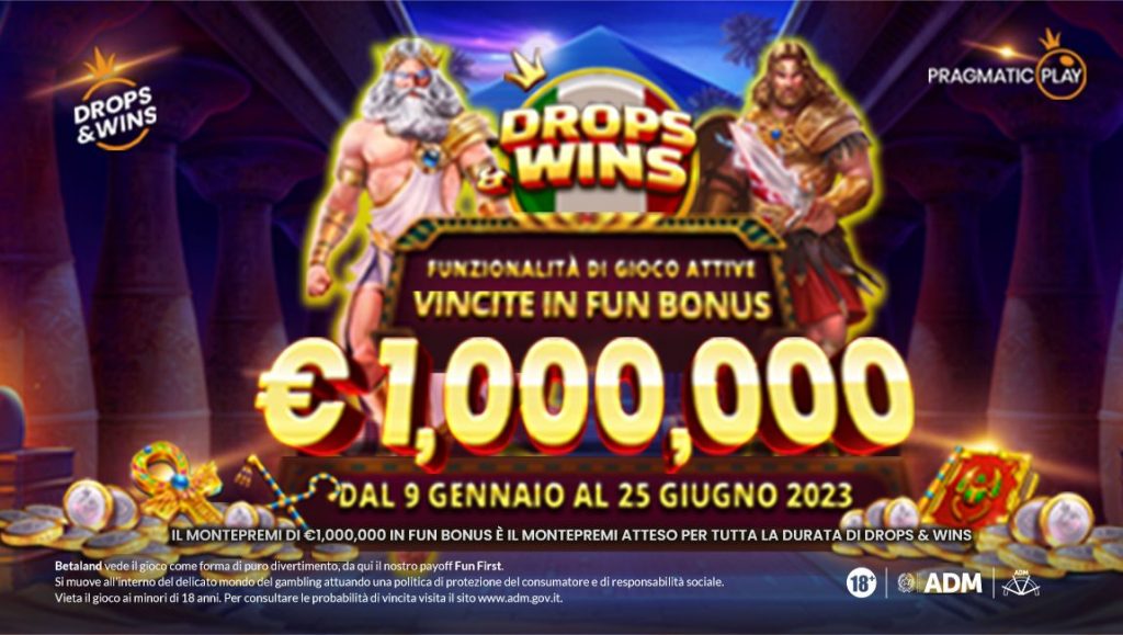 Drops&Wins promo betaland casino 2023