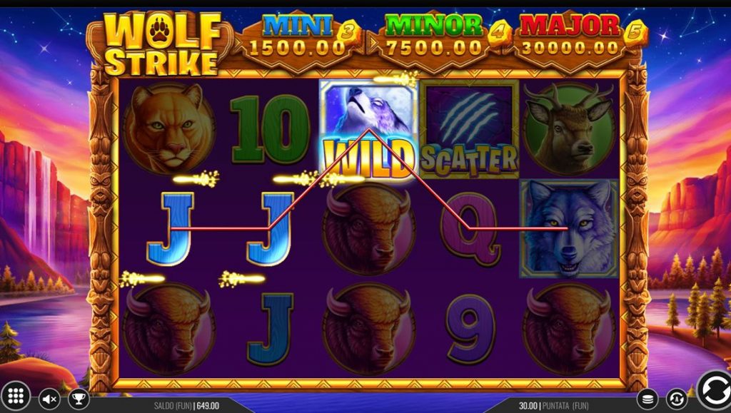 Wolf Strike nuova slot su Betaland casino