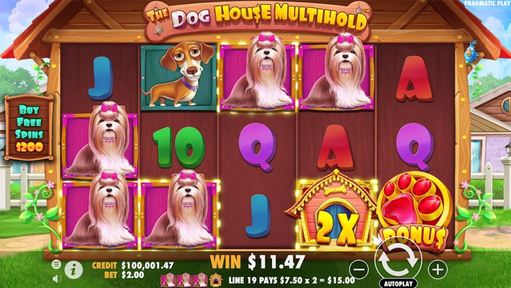 The Dog House Multihold wild e bonus