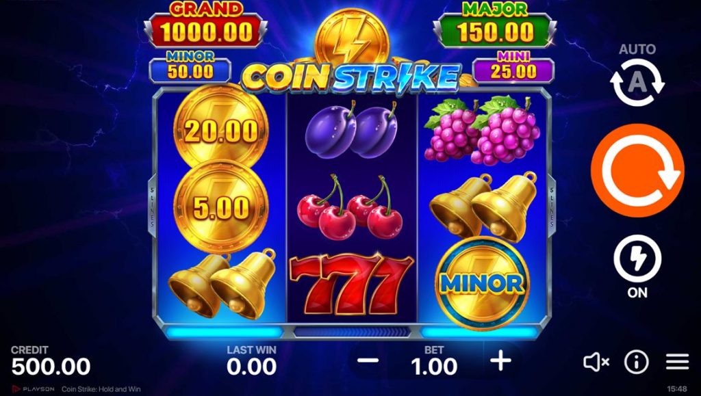 Coin Strike Hold & Win simboli slot