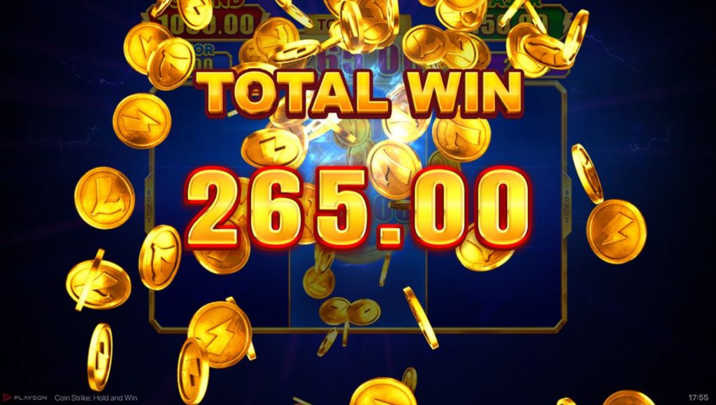 Coin Strike Hold & Win Playson slot Jackpot