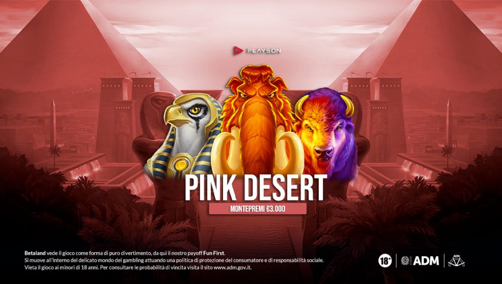 Promozione casinò betaland Pink Desert