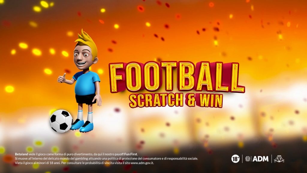Promozione slot Football Scratch&Win betaland