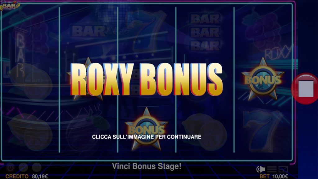 Roxy Bar bonus slot