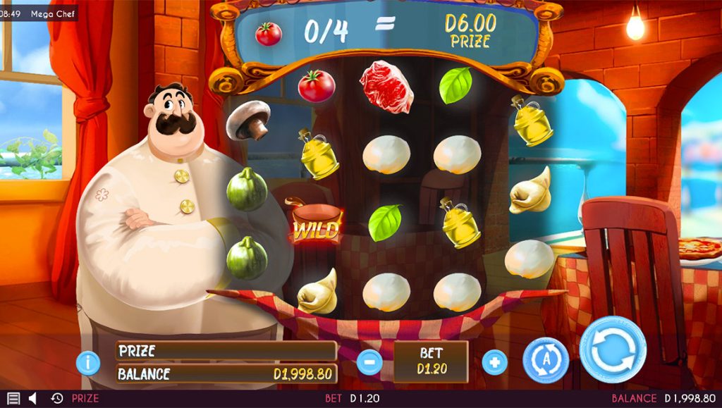 Mega Chef Slot Simboli