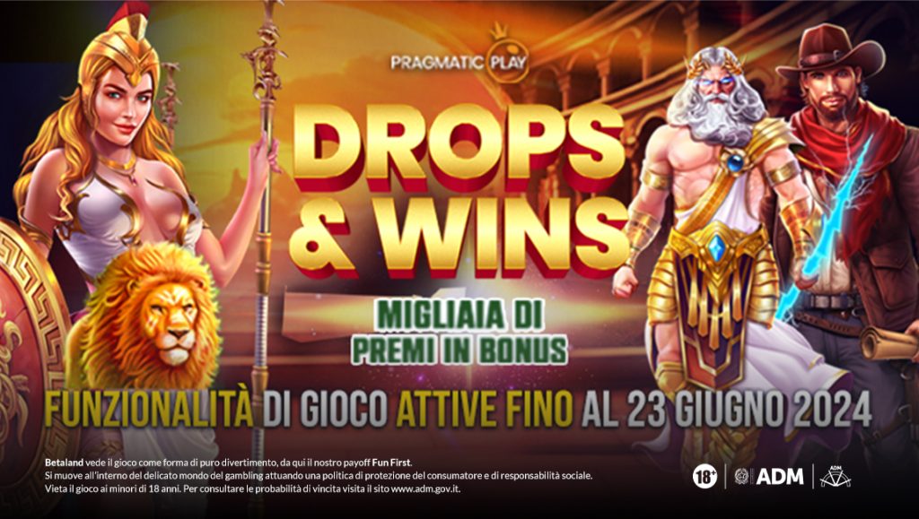 Promo giochi casinò slot Drops&Wins